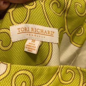 Tori Richard maxi dress one shoulder